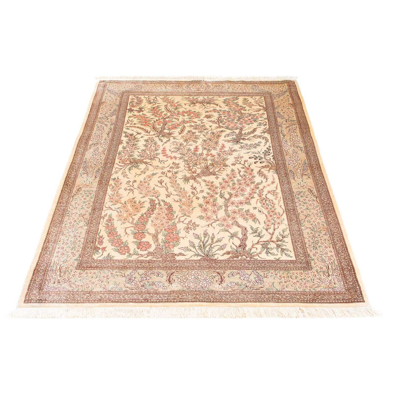 Alfombra persa - Ghom - 157 x 102 cm - beige