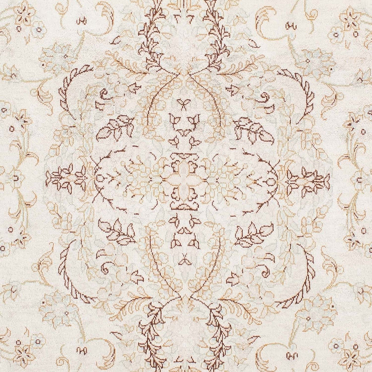 Alfombra persa - Ghom - 147 x 99 cm - beige