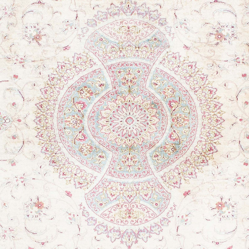 Alfombra persa - Ghom - 143 x 103 cm - beige
