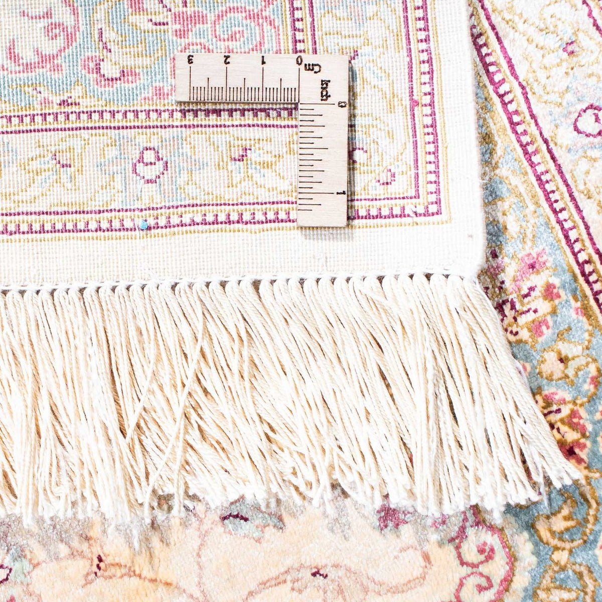 Alfombra persa - Ghom - 143 x 103 cm - beige