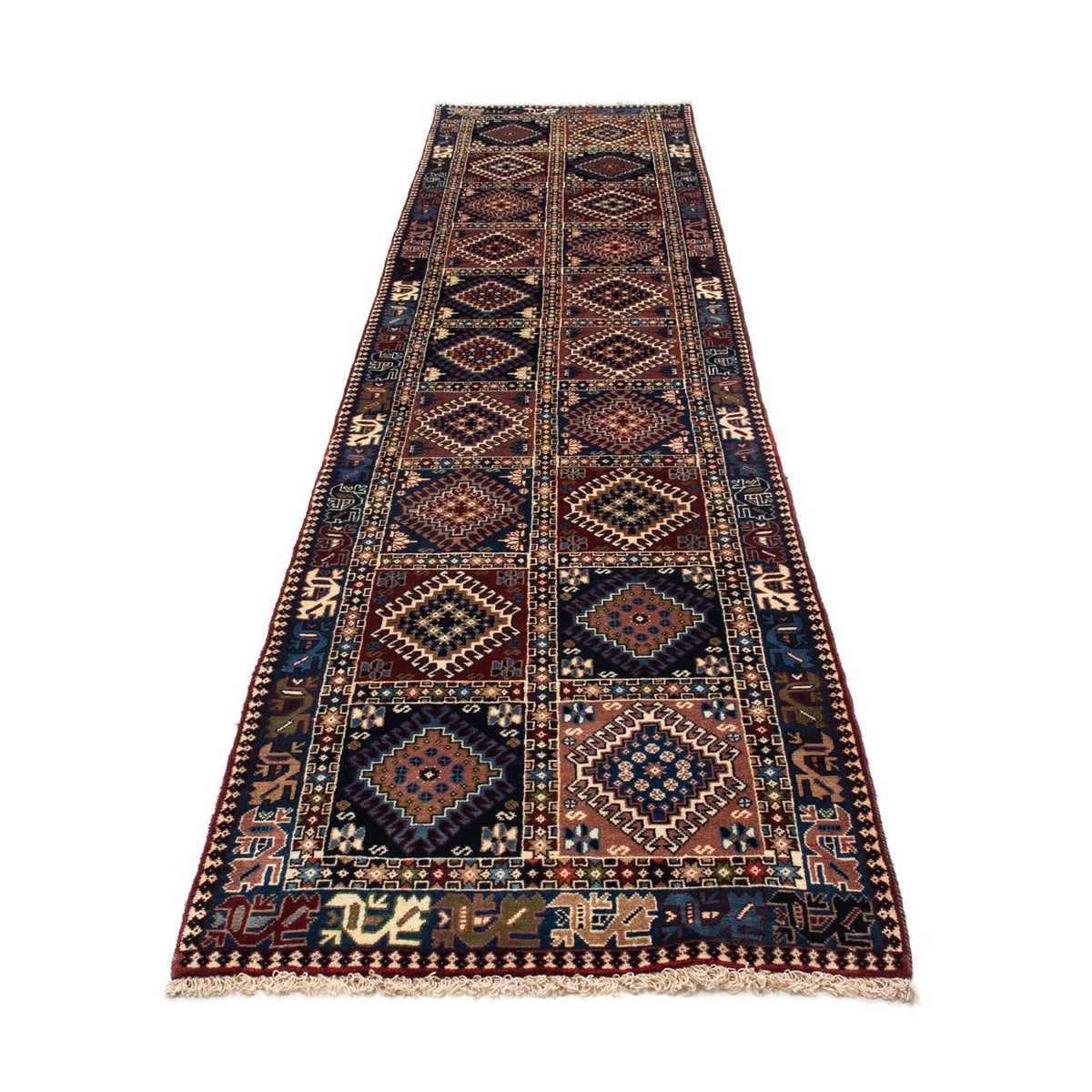 Alfombra de pasillo Alfombra persa - Nómada - 381 x 80 cm - multicolor