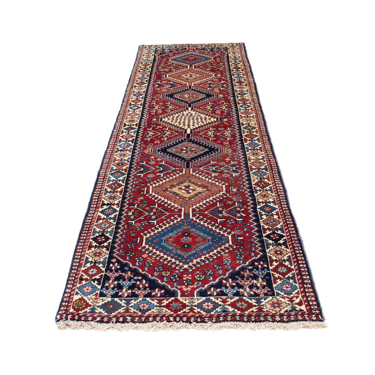 Alfombra de pasillo Alfombra persa - Nómada - 302 x 80 cm - multicolor