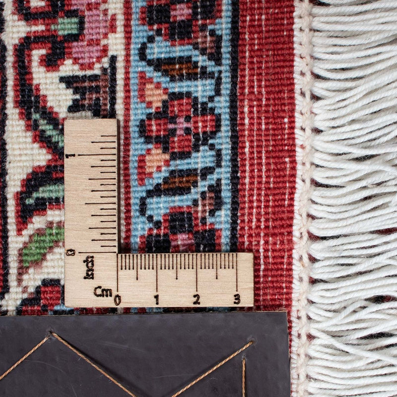 Alfombra persa - Bidjar - 216 x 128 cm - rojo claro