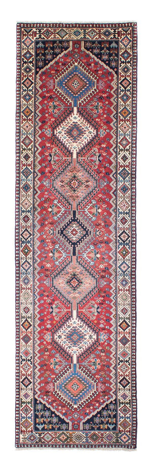 Alfombra de pasillo Alfombra persa - Nómada - 292 x 80 cm - rojo claro