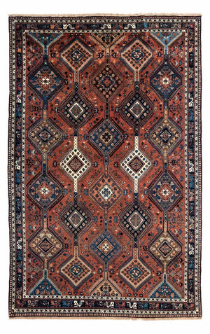Alfombra persa - Nómada - 322 x 207 cm - marrón