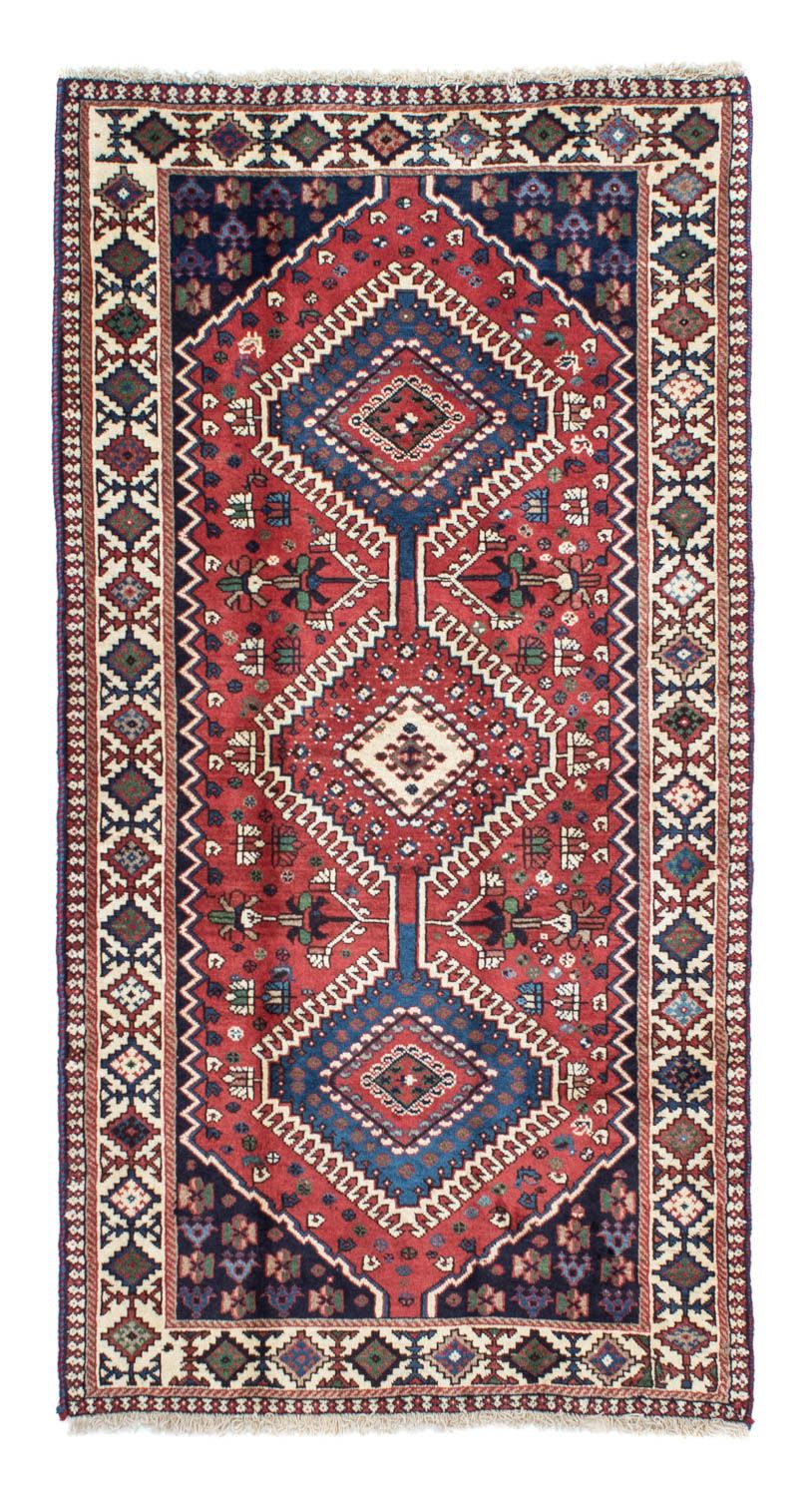 Alfombra de pasillo Alfombra persa - Nómada - 194 x 98 cm - rojo