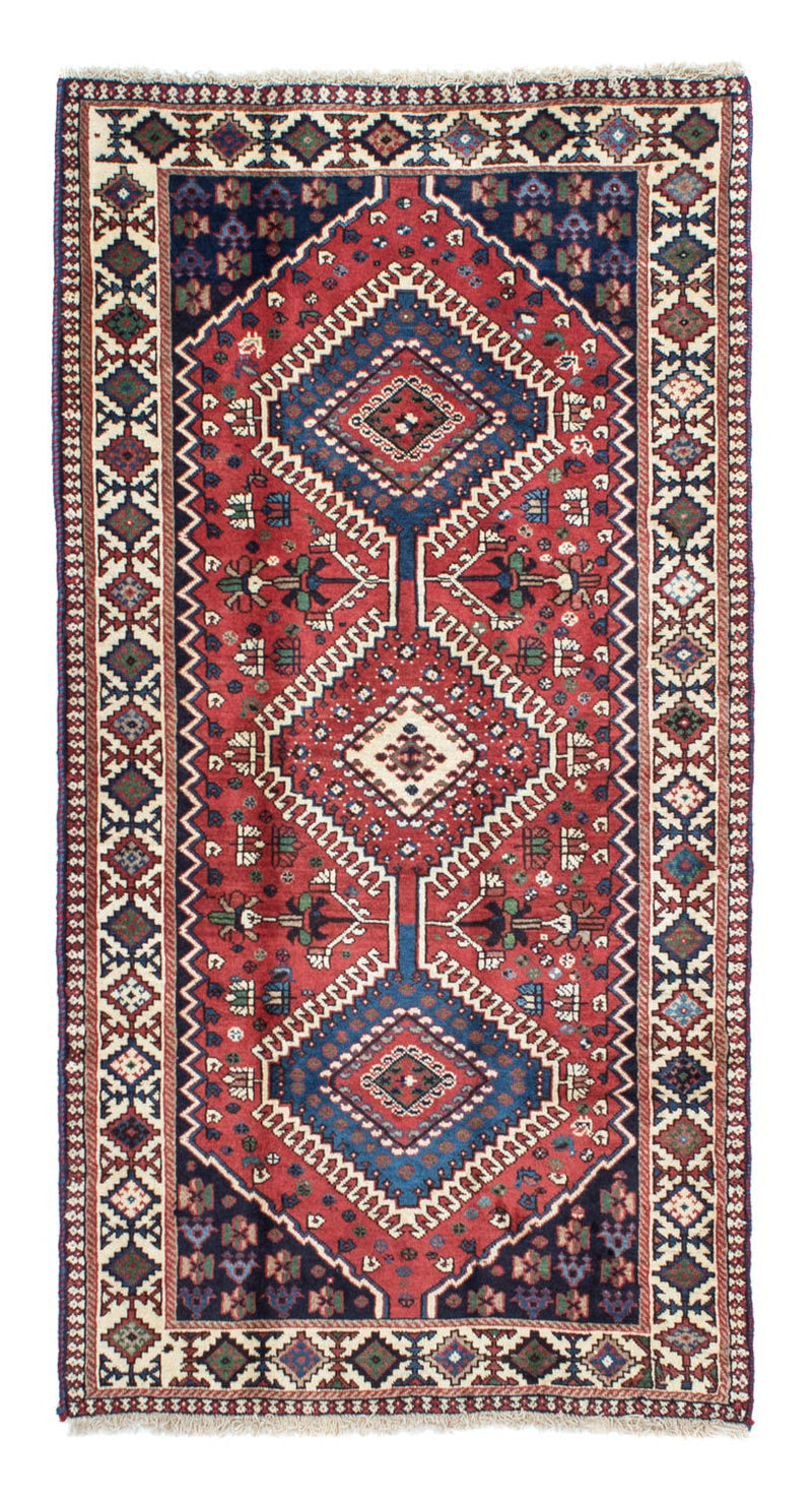 Alfombra de pasillo Alfombra persa - Nómada - 194 x 98 cm - rojo