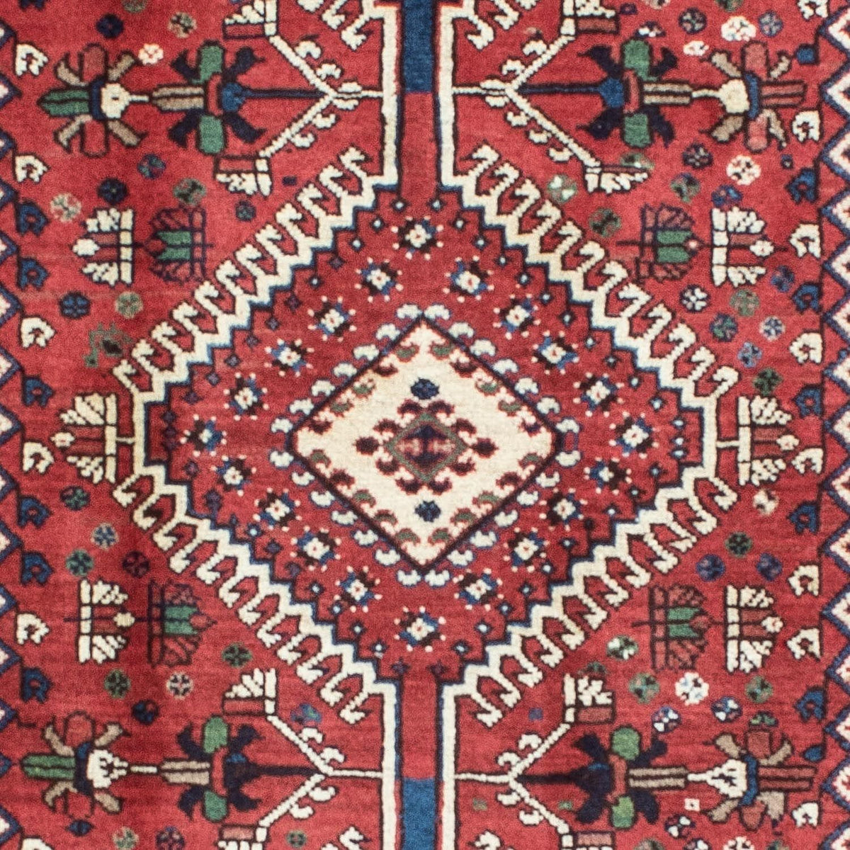 Alfombra de pasillo Alfombra persa - Nómada - 194 x 98 cm - rojo