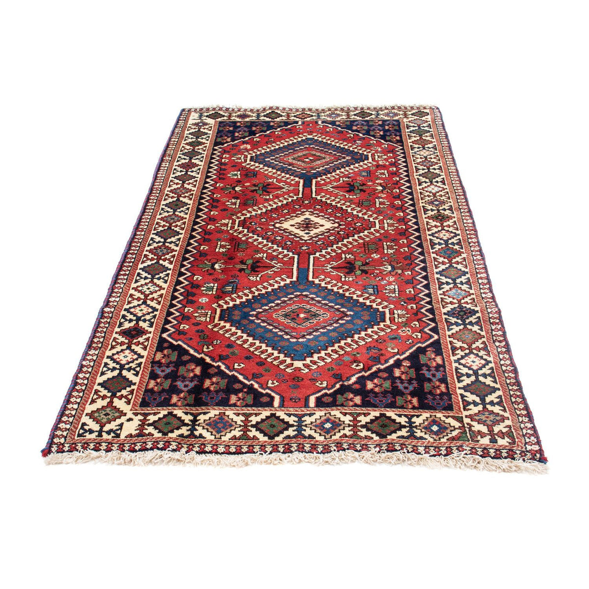 Alfombra de pasillo Alfombra persa - Nómada - 194 x 98 cm - rojo