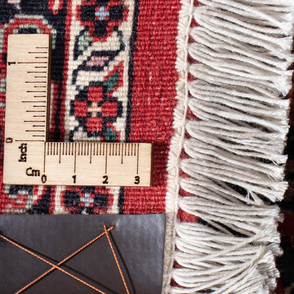 Alfombra de pasillo Alfombra persa - Bidjar - 205 x 74 cm - rojo