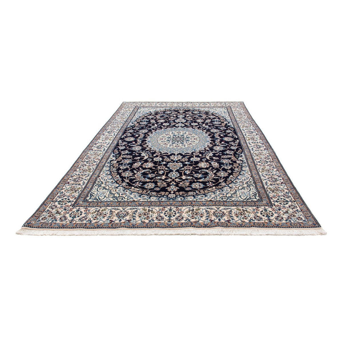 Alfombra Persa - Nain - Real - 300 x 197 cm - negro