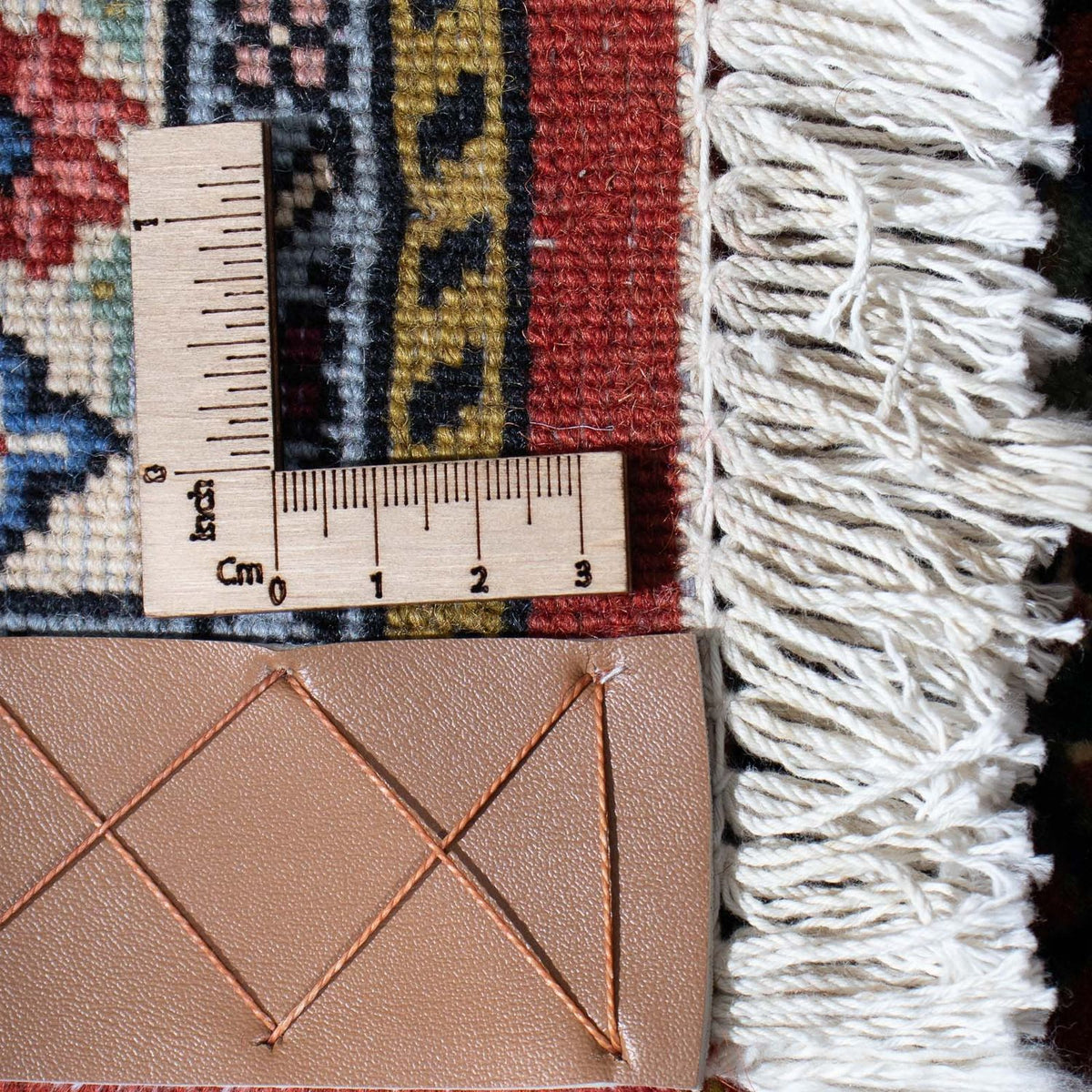 Alfombra de pasillo Alfombra persa - Bidjar - 225 x 61 cm - beige