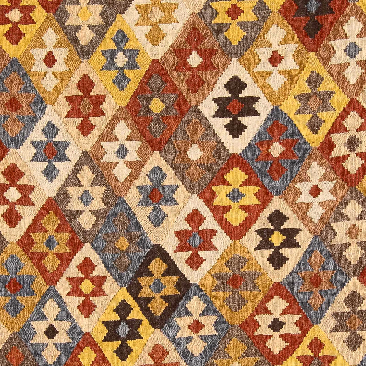 Alfombra Kelim - Splash - 290 x 203 cm - multicolor