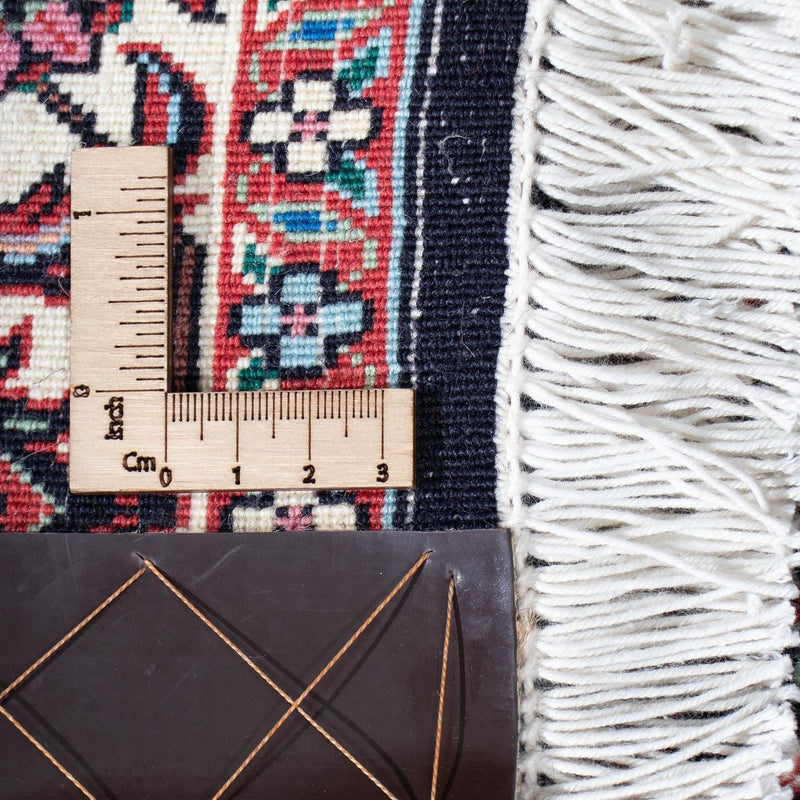 Alfombra de pasillo Alfombra persa - Bidjar - 194 x 72 cm - azul oscuro