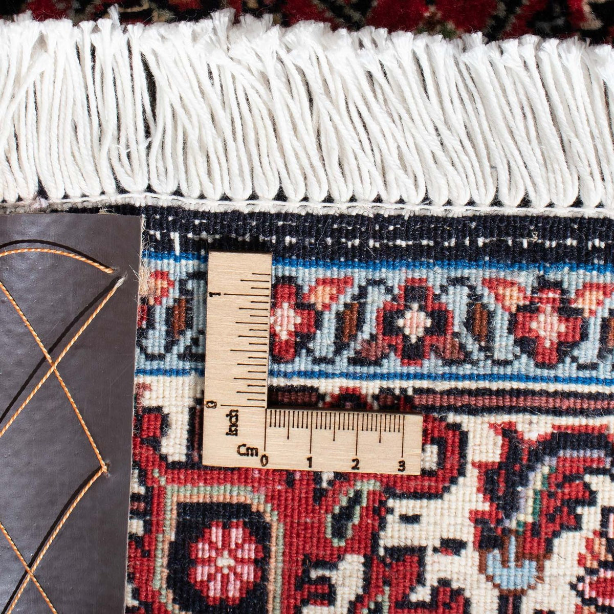 Alfombra de pasillo Alfombra persa - Bidjar - 295 x 84 cm - rojo oscuro