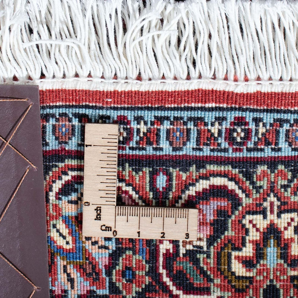 Alfombra de pasillo Alfombra persa - Bidjar - 253 x 72 cm - óxido