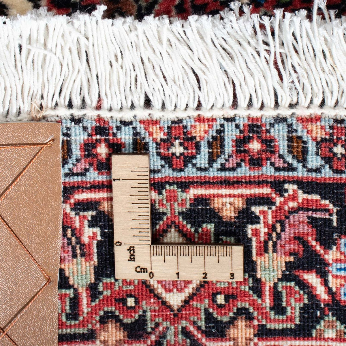 Alfombra de pasillo Alfombra persa - Bidjar - 213 x 76 cm - beige