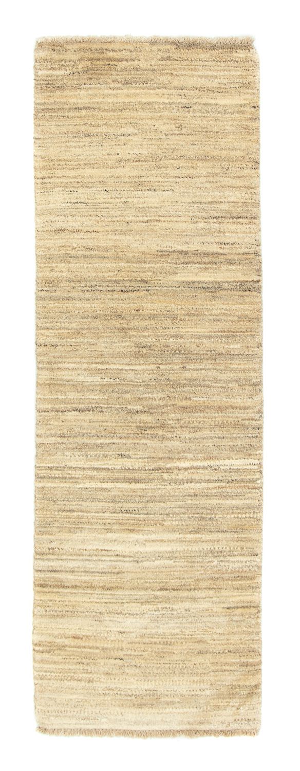 Alfombra de pasillo Alfombra Gabbeh - Indus - 187 x 62 cm - beige