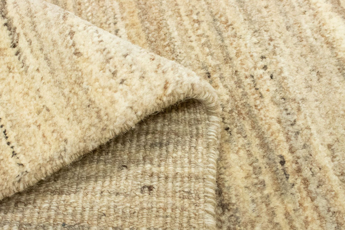 Alfombra de pasillo Alfombra Gabbeh - Indus - 187 x 62 cm - beige