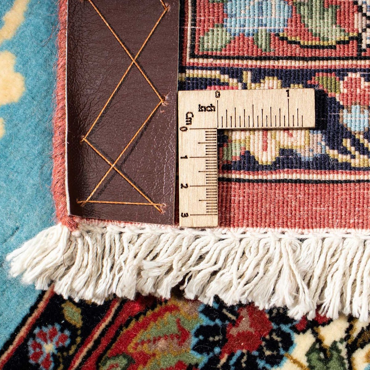 Alfombra persa - Ghom - 203 x 138 cm - rojo