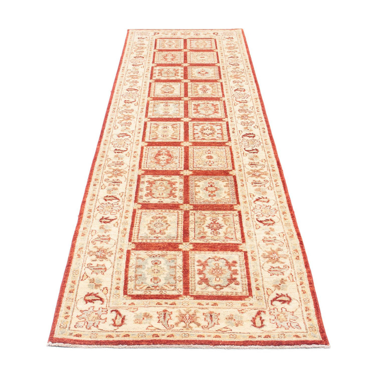 Alfombra de pasillo Alfombra persa - Nómada - 291 x 80 cm - rojo