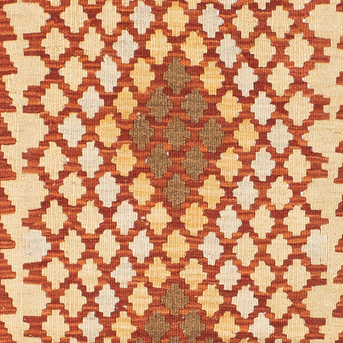 Alfombra de pasillo Alfombra Kelim - Oriental - 197 x 79 cm - beige