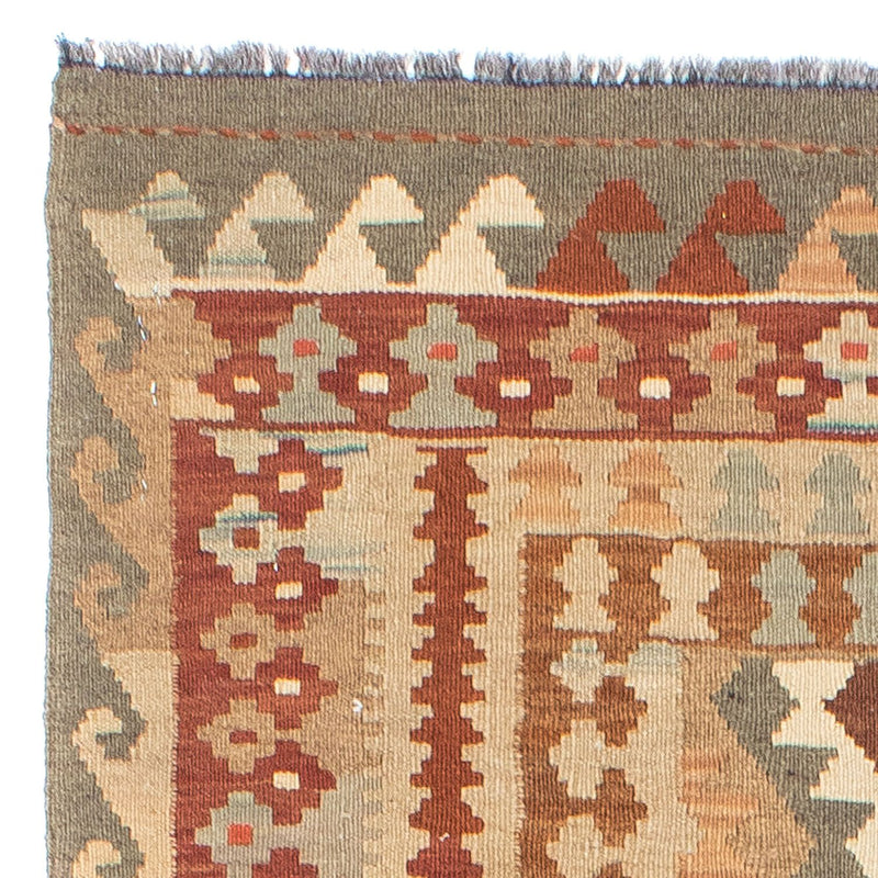 Alfombra de pasillo Alfombra Kelim - Oriental - 200 x 78 cm - beige