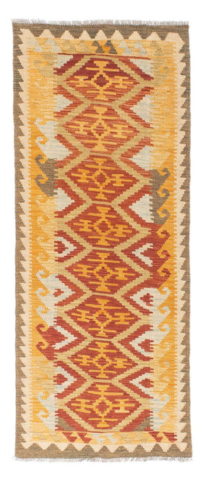 Alfombra de pasillo Alfombra Kelim - Oriental - 187 x 73 cm - óxido