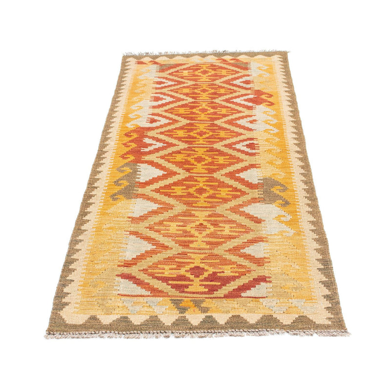 Alfombra de pasillo Alfombra Kelim - Oriental - 187 x 73 cm - óxido
