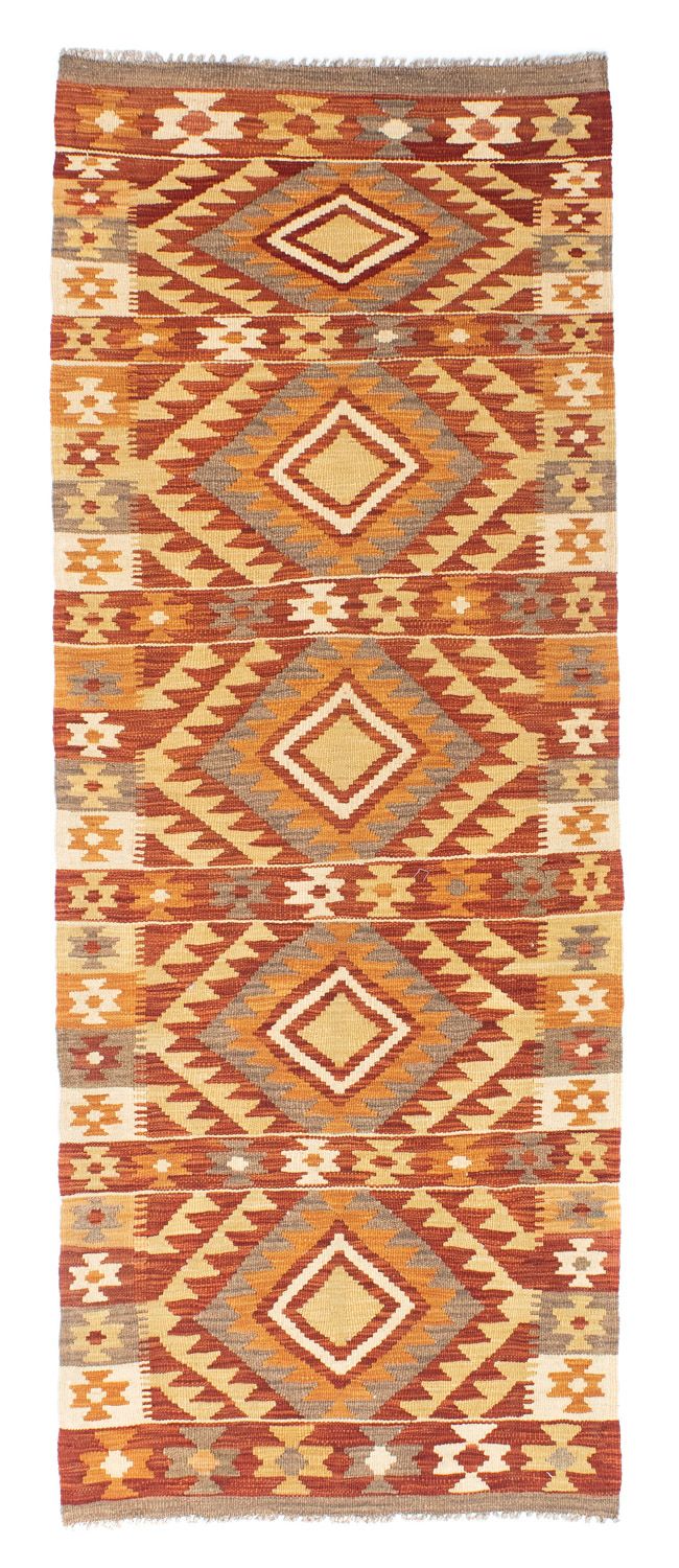 Alfombra de pasillo Alfombra Kelim - Oriental - 187 x 72 cm - óxido