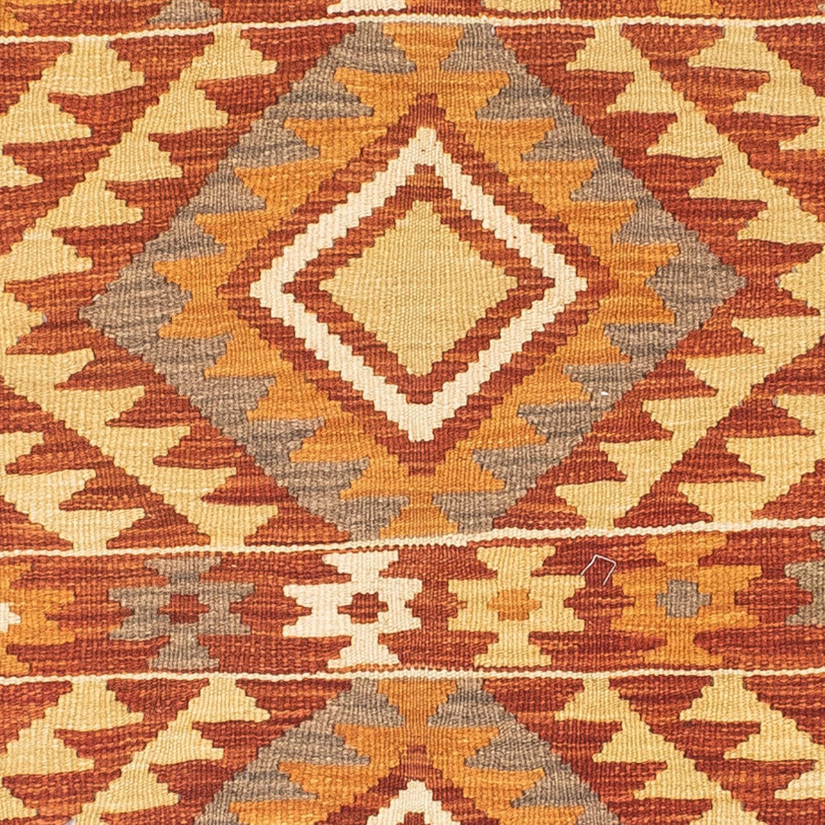 Alfombra de pasillo Alfombra Kelim - Oriental - 187 x 72 cm - óxido