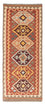 Alfombra de pasillo Alfombra Kelim - Oriental - 193 x 75 cm - marrón