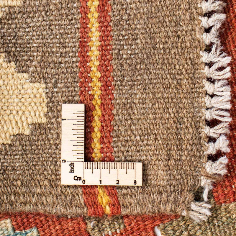 Alfombra de pasillo Alfombra Kelim - Oriental - 193 x 75 cm - marrón