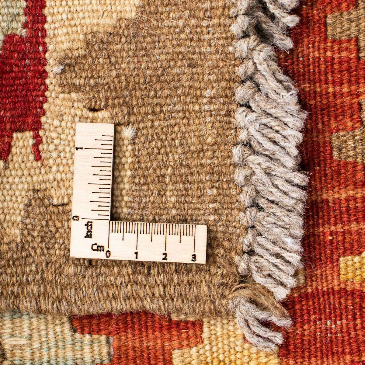 Alfombra de pasillo Alfombra Kelim - Oriental - 200 x 85 cm - beige