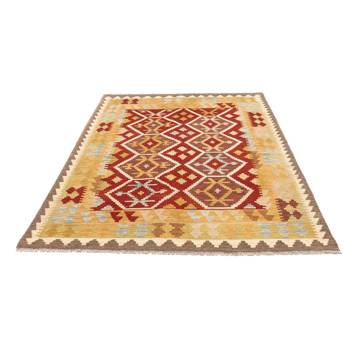 Alfombra Kelim - Oriental - 199 x 147 cm - multicolor