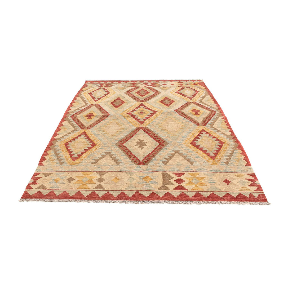 Alfombra Kelim - Oriental - 196 x 143 cm - multicolor