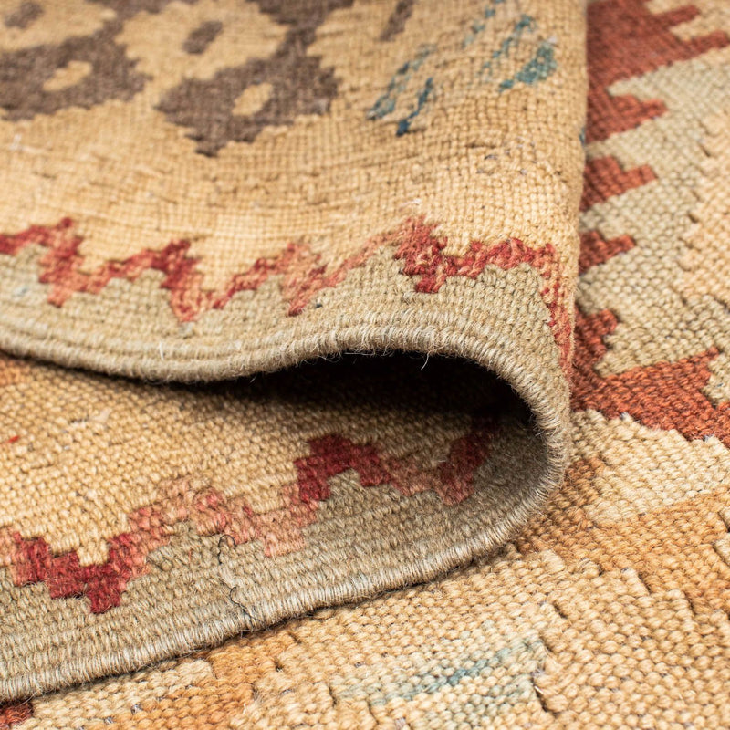 Alfombra de pasillo Alfombra Kelim - Oriental - 201 x 84 cm - beige