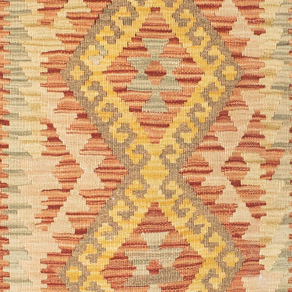 Alfombra de pasillo Alfombra Kelim - Oriental - 197 x 72 cm - beige