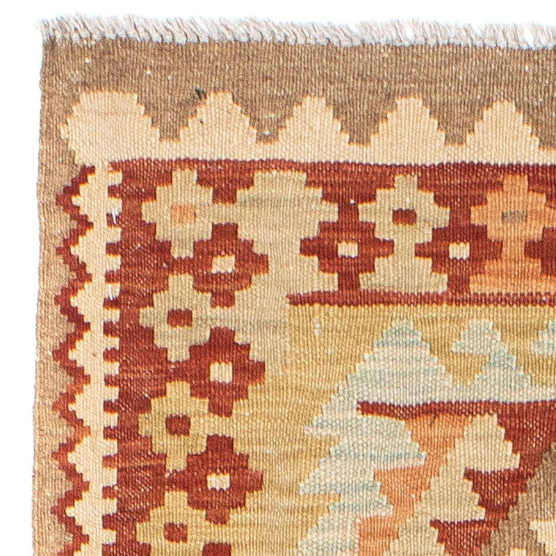 Alfombra de pasillo Alfombra Kelim - Oriental - 200 x 75 cm - beige