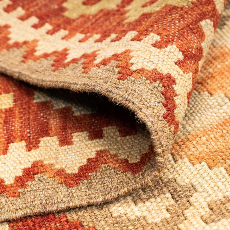 Alfombra de pasillo Alfombra Kelim - Oriental - 200 x 75 cm - beige