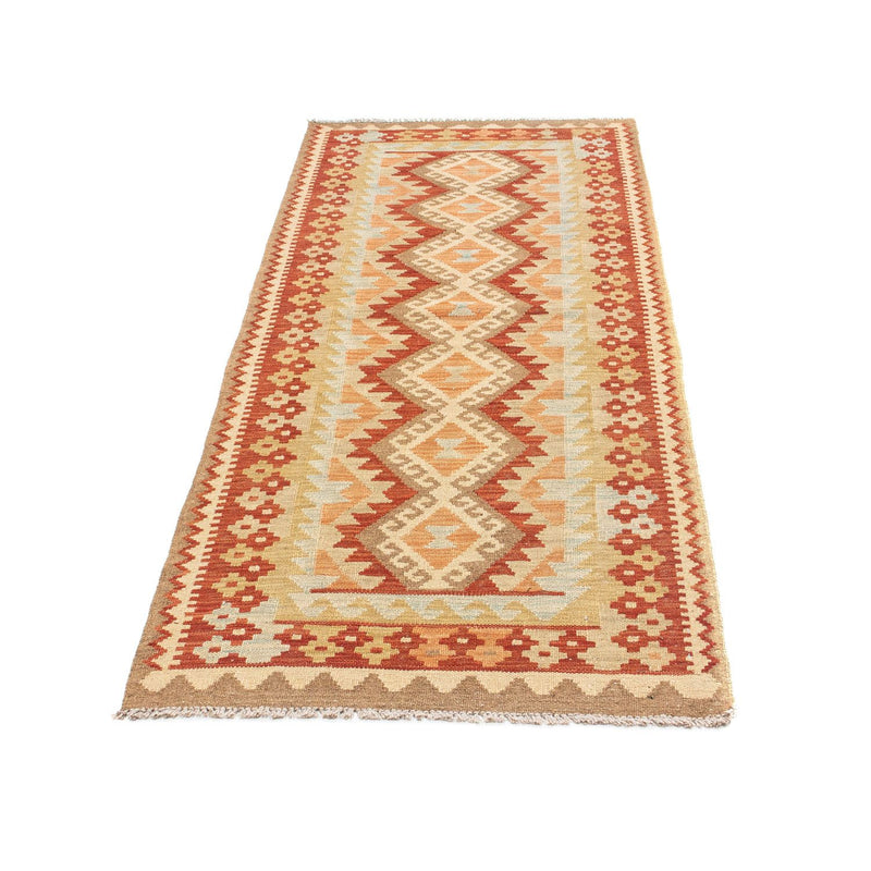 Alfombra de pasillo Alfombra Kelim - Oriental - 200 x 75 cm - beige