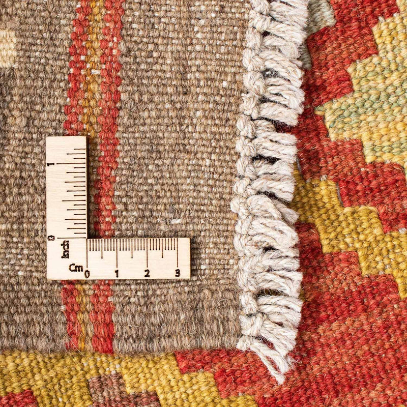 Alfombra de pasillo Alfombra Kelim - Oriental - 203 x 67 cm - rojo
