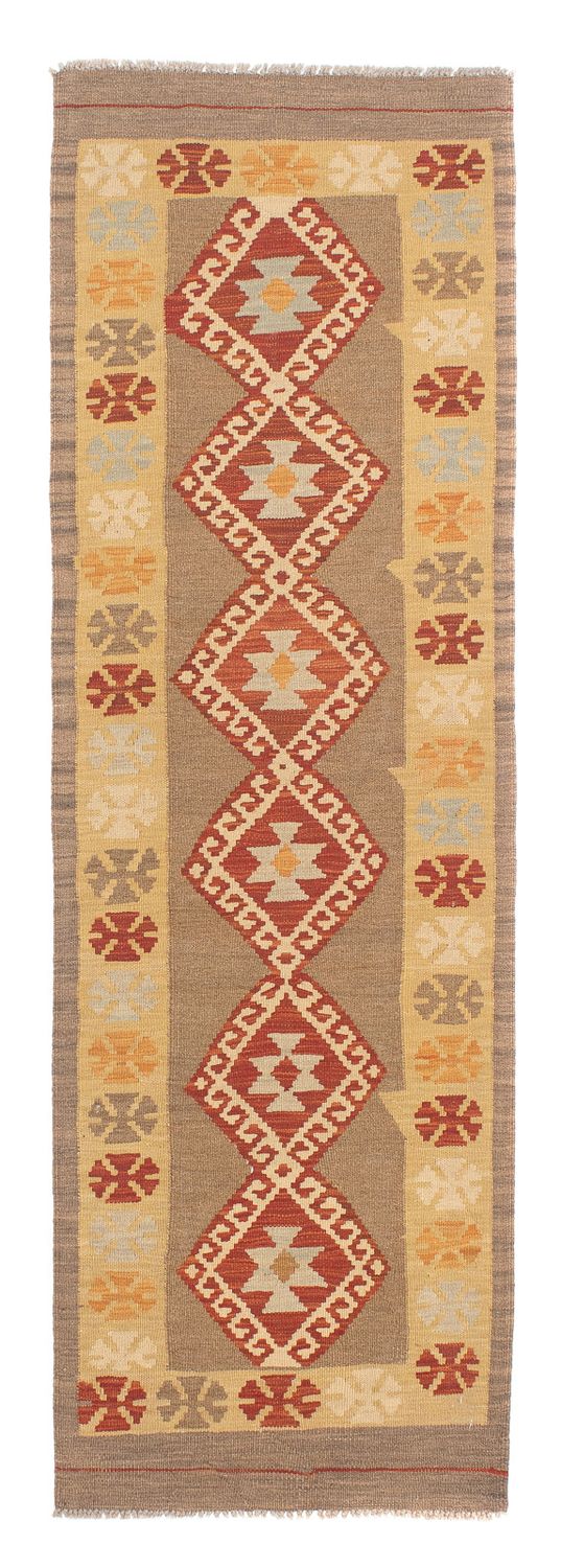 Alfombra de pasillo Alfombra Kelim - Splash - 195 x 62 cm - multicolor