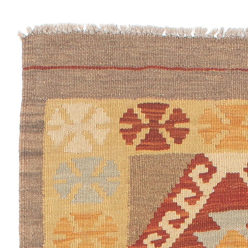 Alfombra de pasillo Alfombra Kelim - Splash - 195 x 62 cm - multicolor