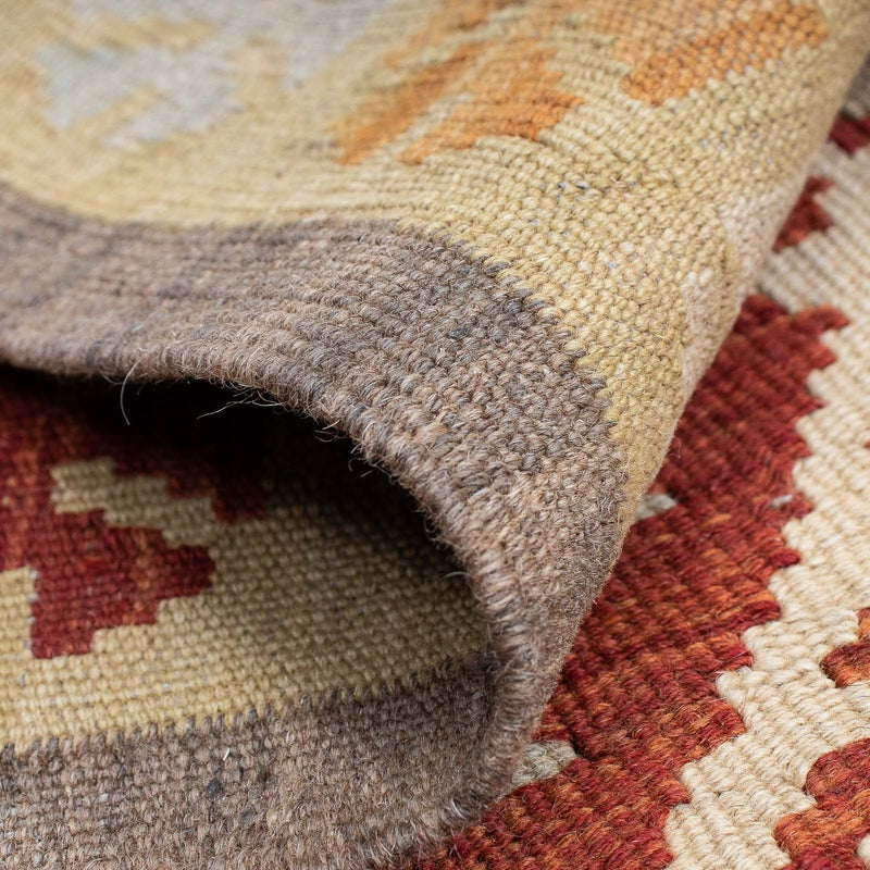 Alfombra de pasillo Alfombra Kelim - Splash - 195 x 62 cm - multicolor