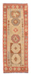 Alfombra de pasillo Alfombra Kelim - Splash - 199 x 67 cm - beige