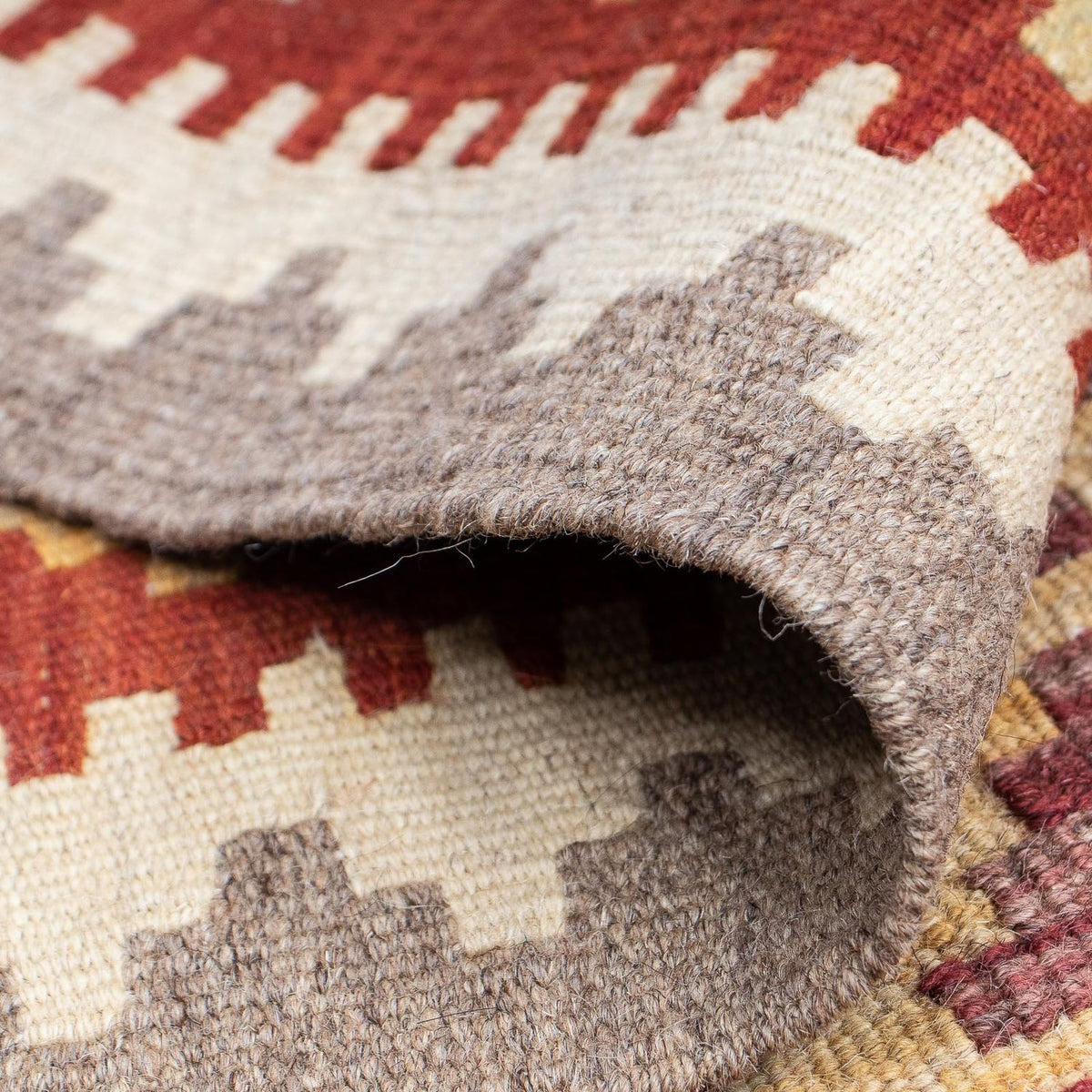 Alfombra de pasillo Alfombra Kelim - Splash - 203 x 63 cm - multicolor