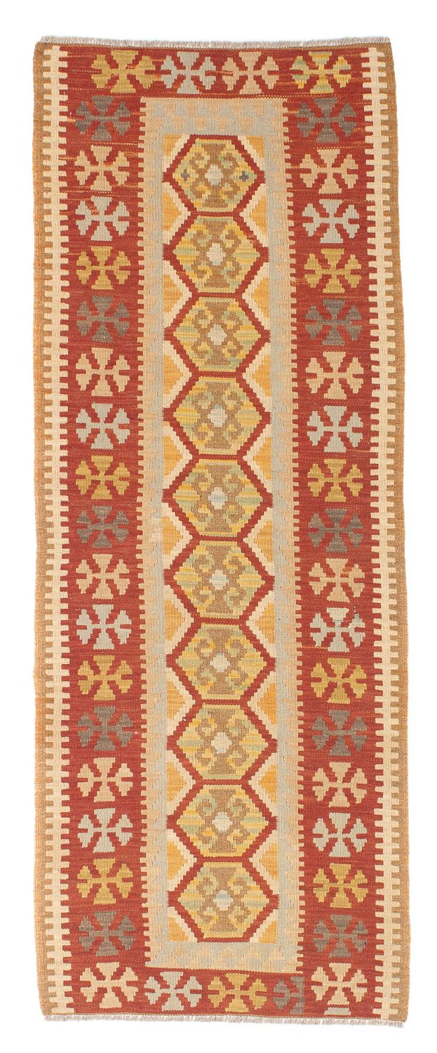 Alfombra de pasillo Alfombra Kelim - Splash - 192 x 68 cm - multicolor