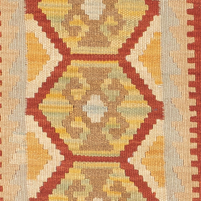 Alfombra de pasillo Alfombra Kelim - Splash - 192 x 68 cm - multicolor
