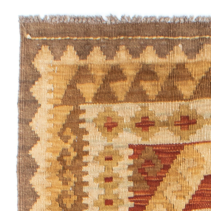 Alfombra de pasillo Alfombra Kelim - Oriental - 204 x 67 cm - beige